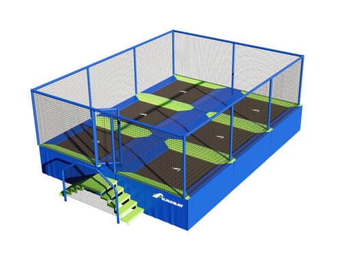 Akrobat_Battery_Trampoline Akrobat Battery Trampolinanlage