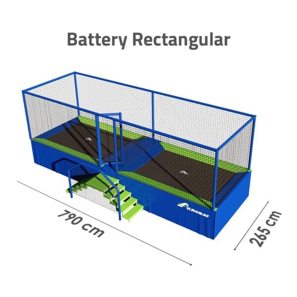 Akrobat_Battery_Trampoline_365x265cm Akrobat Battery Trampolinanlage