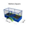 Akrobat_Battery_Trampoline_265x265cm Akrobat Battery Trampolinanlage