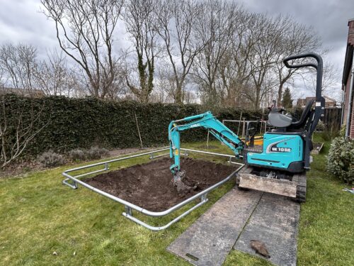 INGROUND Bodentrampolin Einbauservice