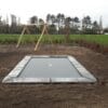 Installation Rectangular Flat (3) FLAT Bodentrampolin Installationsservice