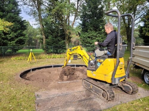 FLAT Bodentrampolin Installationsservice