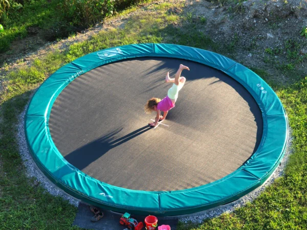 Akrobat Orbit Inground 430cm |Grün